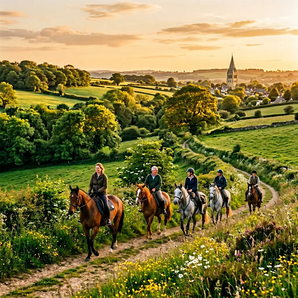 Balades à cheval en nature